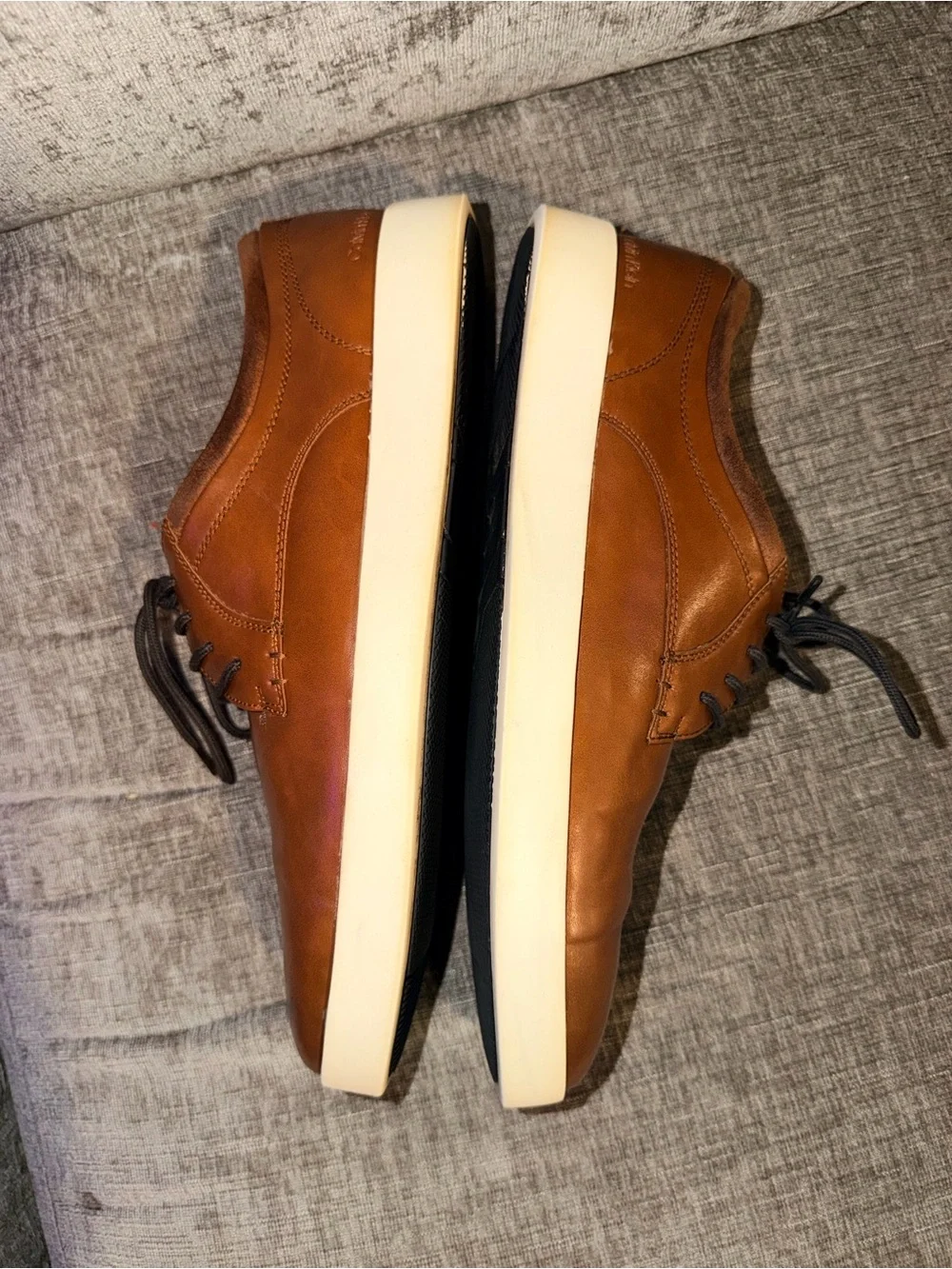 Calvin Klein CMESBEN-R Men’s Brown Casual Dress Shoes Size 10.5 Lace-Up